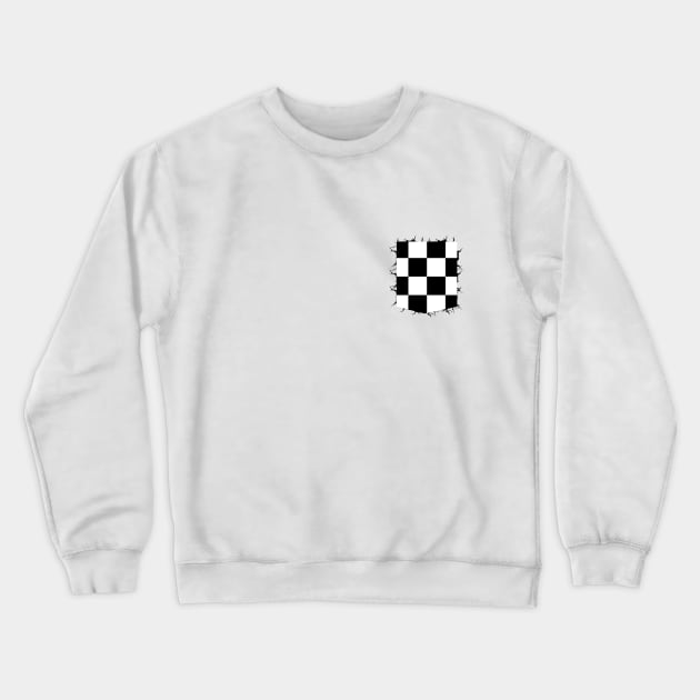 Checkers graphic pocket Crewneck Sweatshirt by cusptees